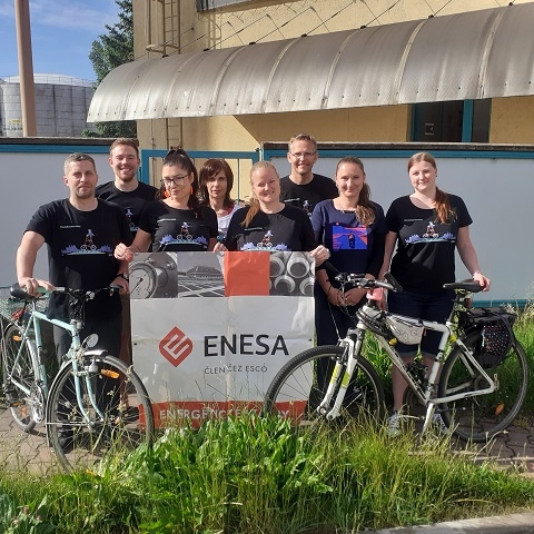ENESA se zapojila do výzvy Do práce na kole